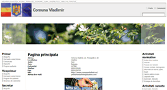 Desktop Screenshot of comunavladimir.ro